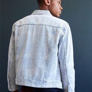 Pacsun Jackets \u0026 Coats | Pacsun Bandana Print Denim Jacket | Color: Blue/White | Size: S | Seaboic's Closet